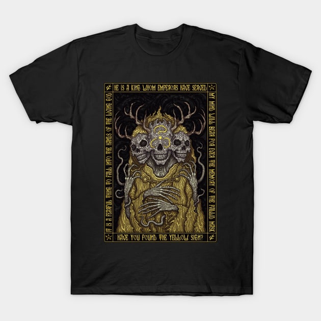 King in Yellow Icon - Azhmodai 22 T-Shirt by azhmodai